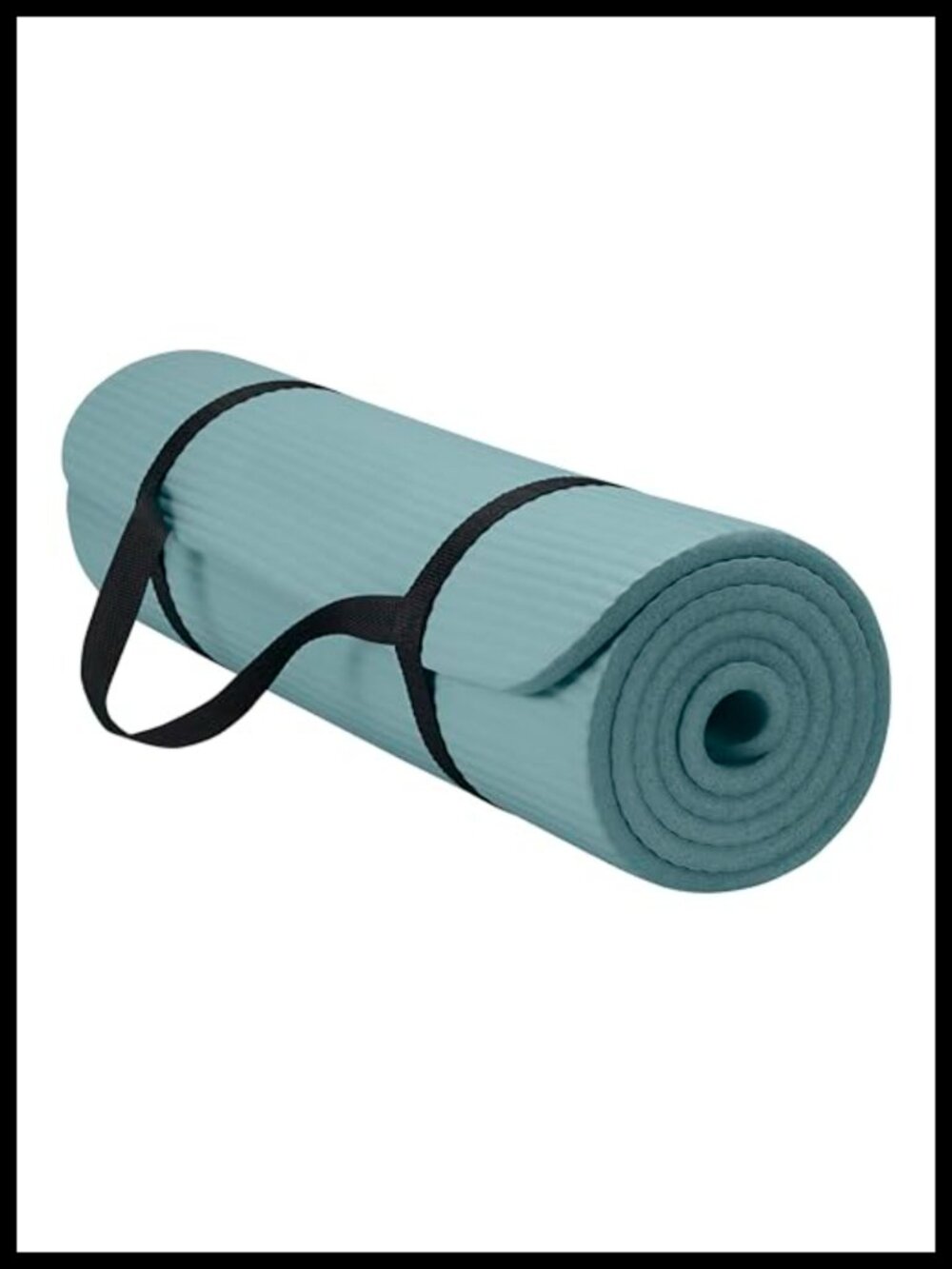 Extra Thick 10mm Yoga Mat NBR Foam Non-Slip Exercise Pilates